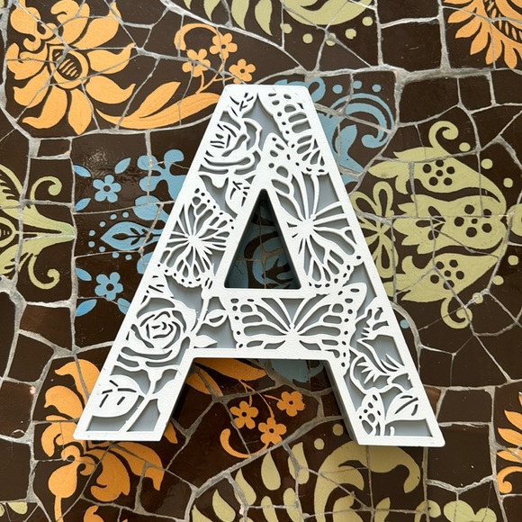 DECORATIVE WOODEN LETTER “A” - Picture 1 of 5